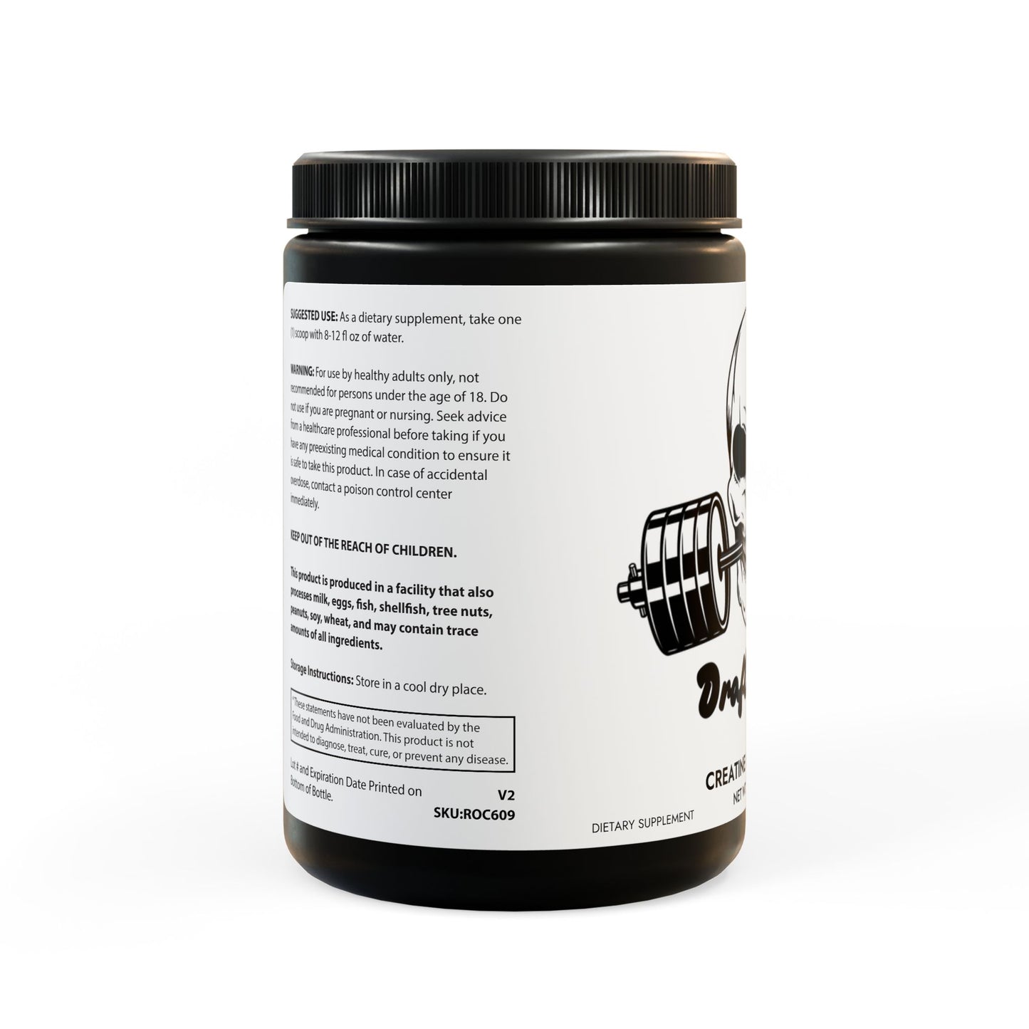 DraftHouse Iron Collective - Creatine Monohydrate Supplement (300g, 10.58oz)