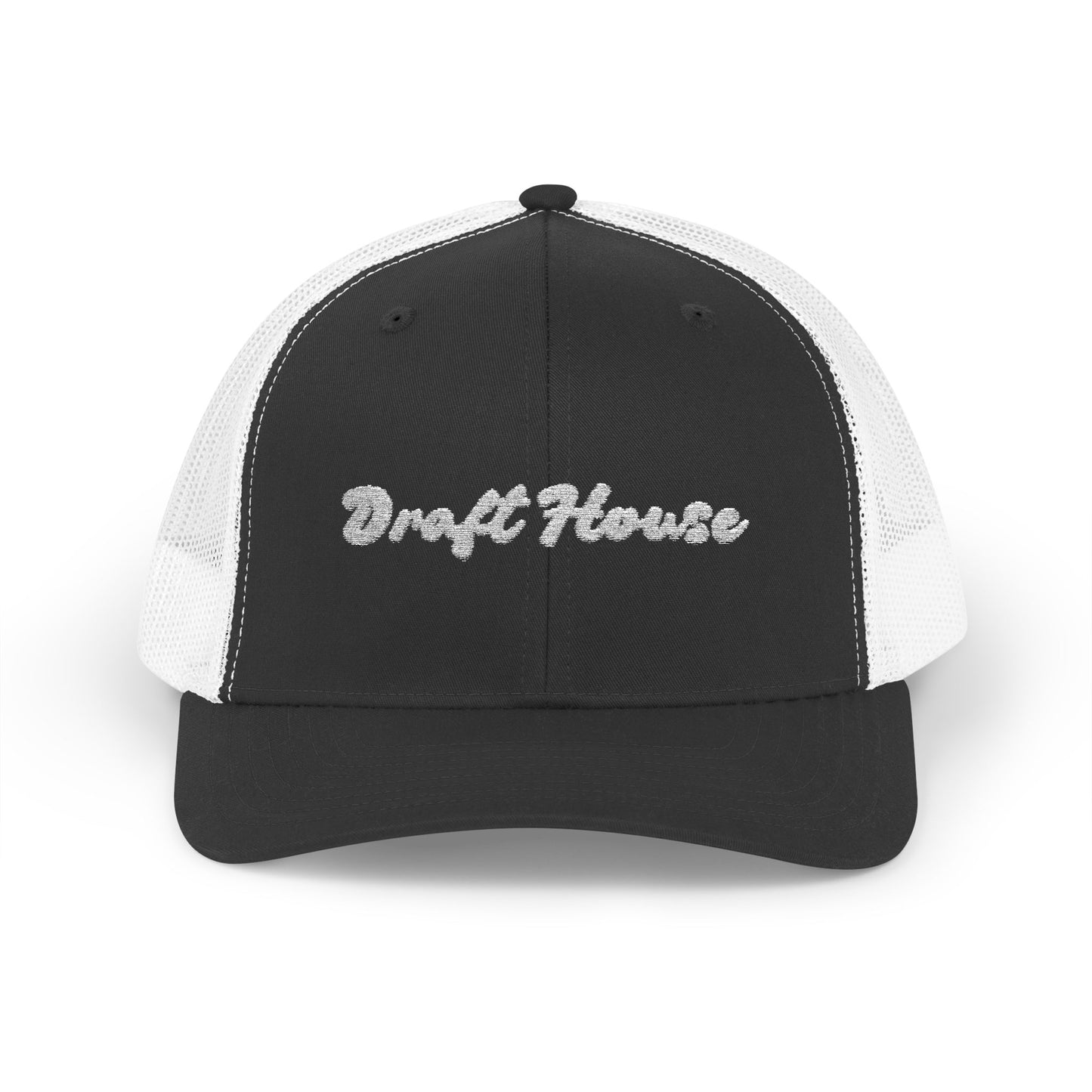 Draft House Embroidered Snapback Trucker Cap - Perfect for Beer Lovers