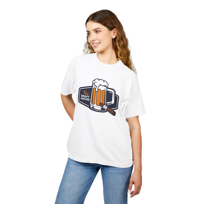 Unisex Heavy Tee - The Draft House Beer & Cigar Design