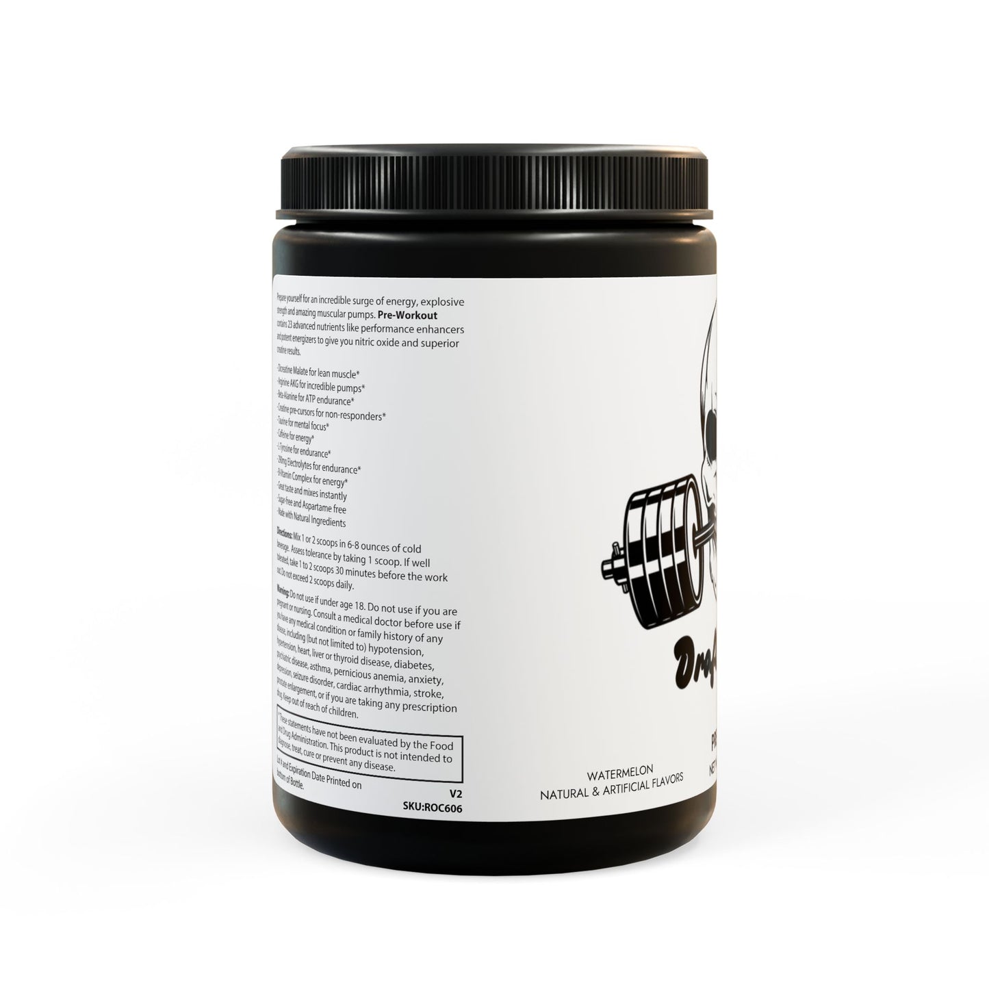 DraftHouse Iron Collective - Pre-Workout Supplement, Watermelon (300g, 10.58oz)