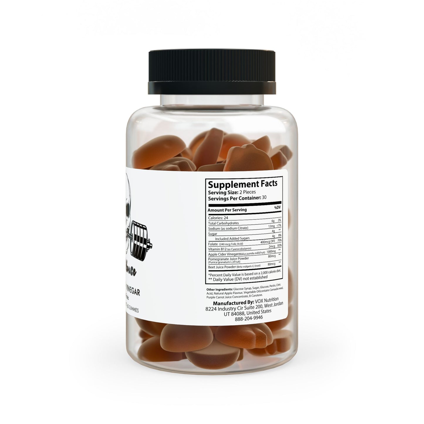 DraftHouse Iron Collective - Apple Cider Vinegar Gummies (60 Gummies)