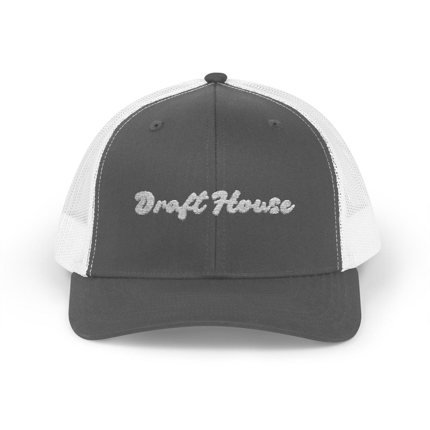 Draft House Embroidered Snapback Trucker Cap - Perfect for Beer Lovers