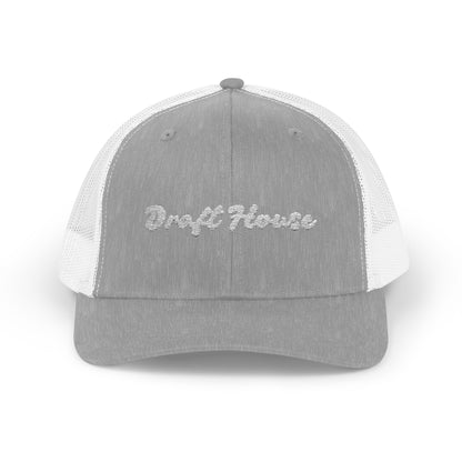 Draft House Embroidered Snapback Trucker Cap - Perfect for Beer Lovers