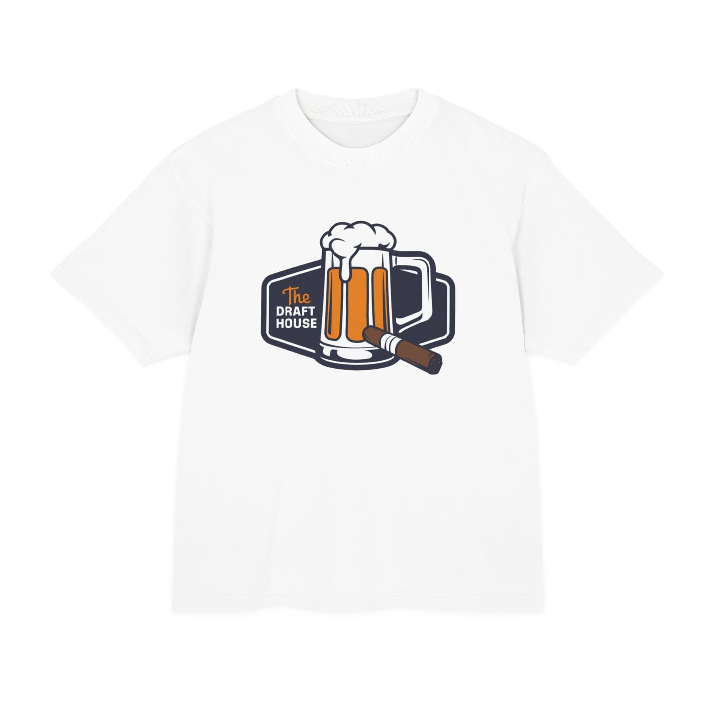 Unisex Heavy Tee - The Draft House Beer & Cigar Design